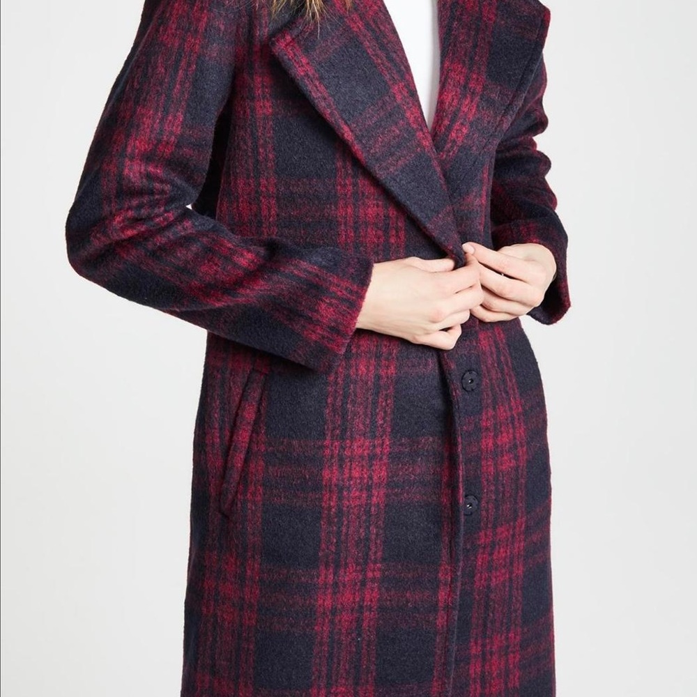 Cupcakes & Cashmere Plaid Coat